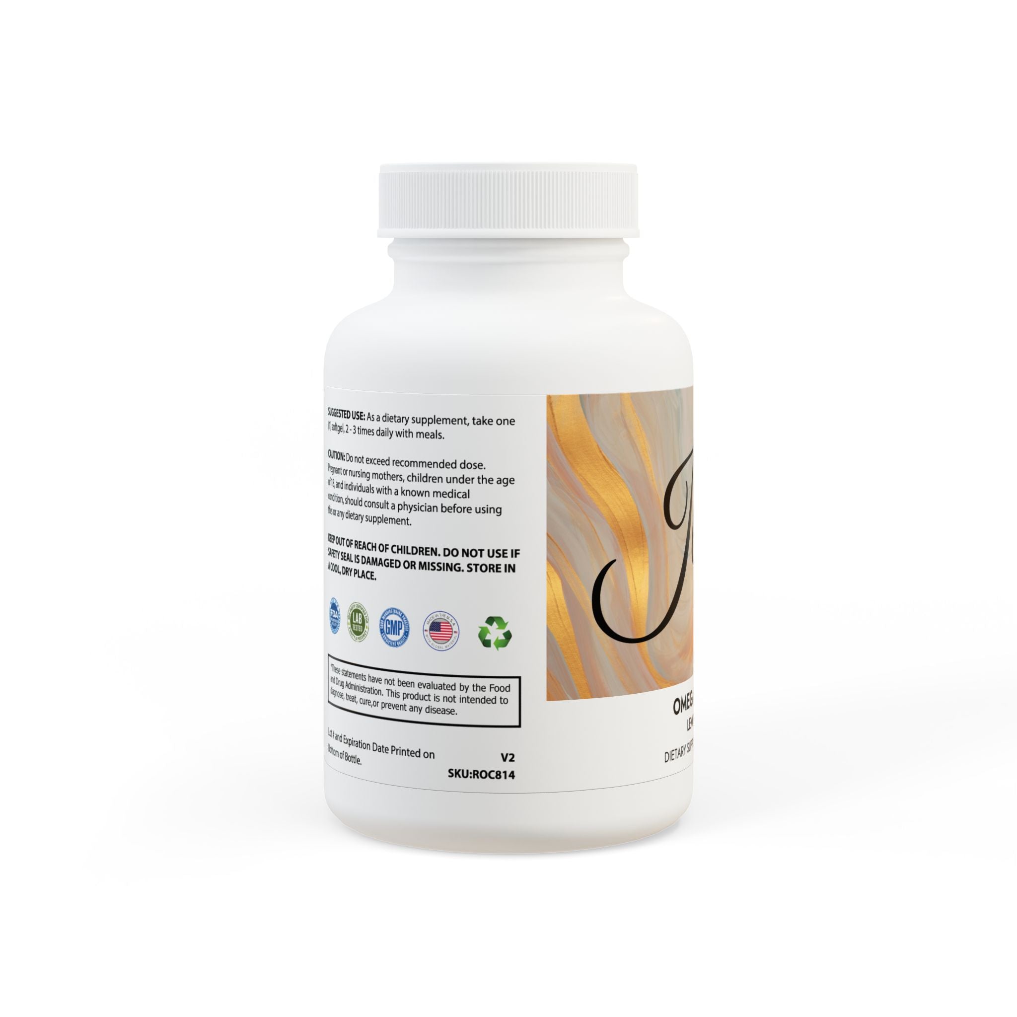 Omega 3 Fish Oil Supplement (60 Softgels)