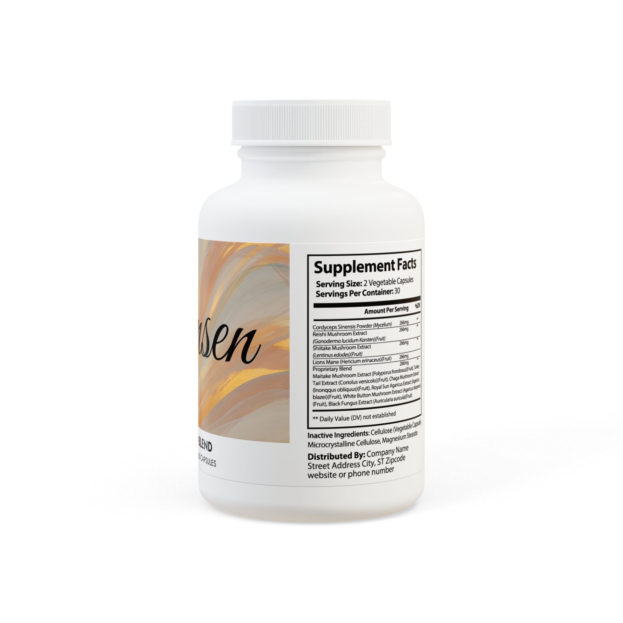 Mushroom Blend Supplement (60 Capsules)