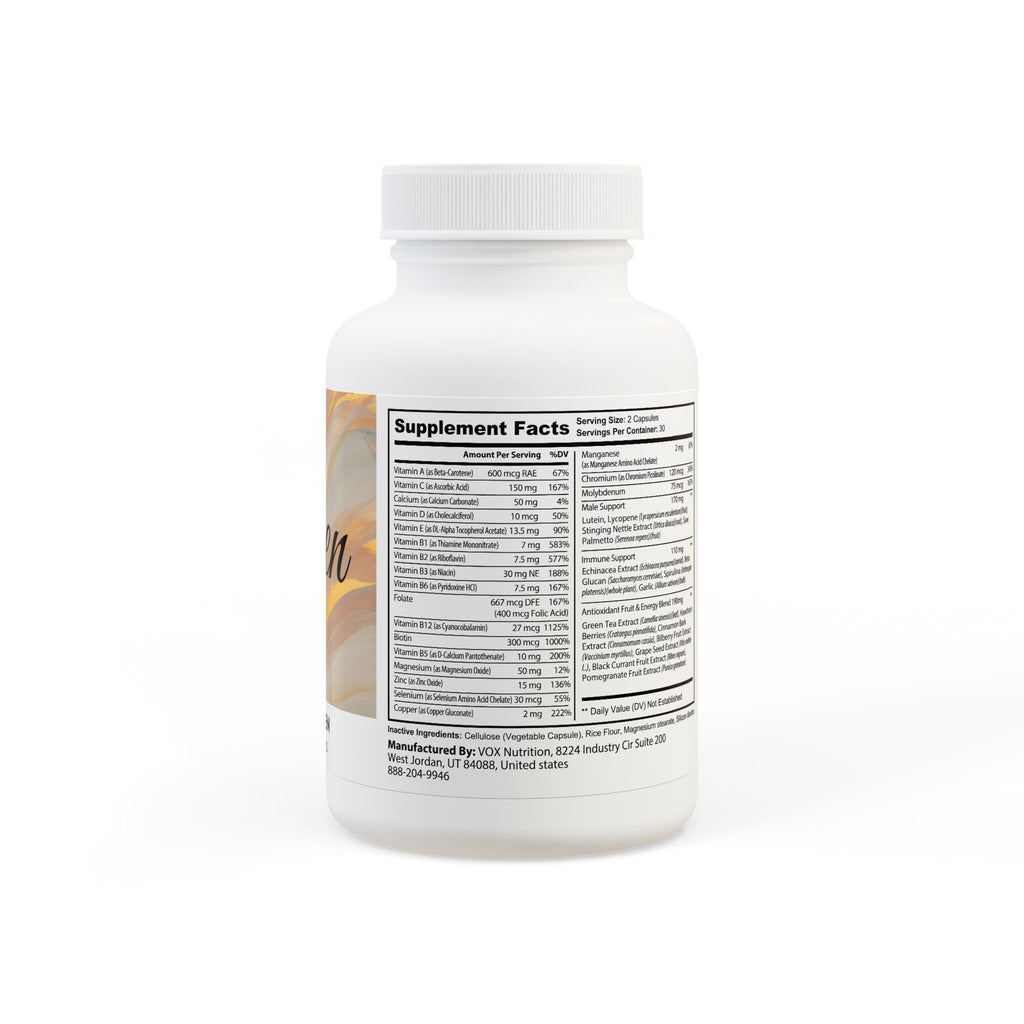 Multivitamin for Men Supplement (60 Capsules)